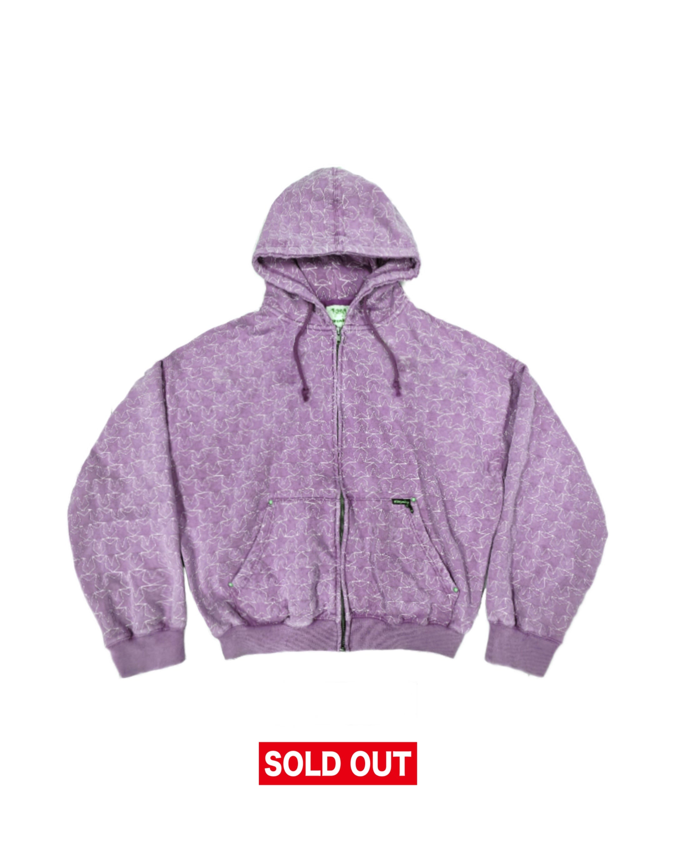 All Star Zip Up Hoodie Acid Purple – stingwater