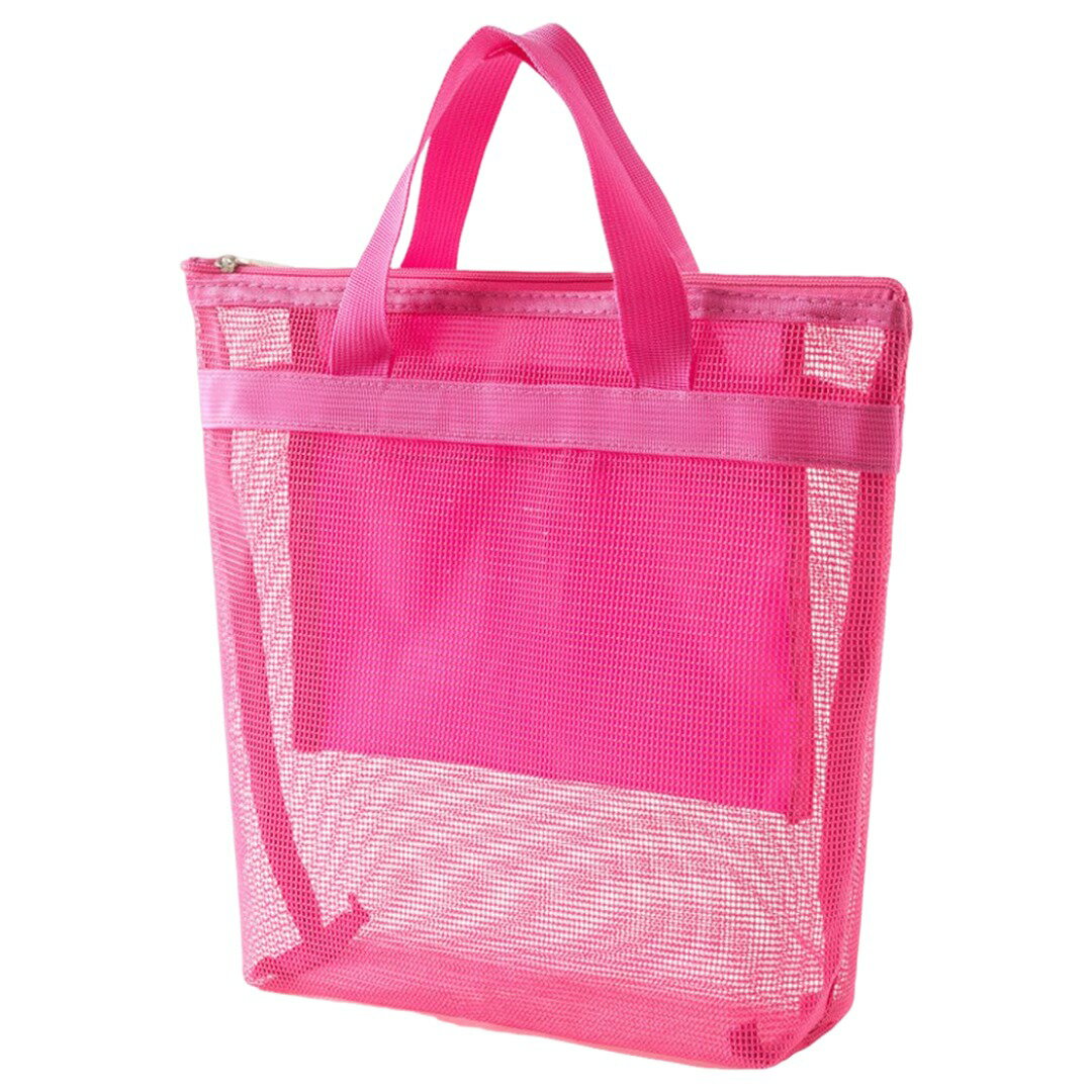 楽天市場】メッシュバッグ（カラーピンク）（レディースバッグ｜バッグ
