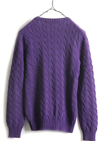 楽天市場】□ ラルフローレン コットン ケーブル ニット セーター