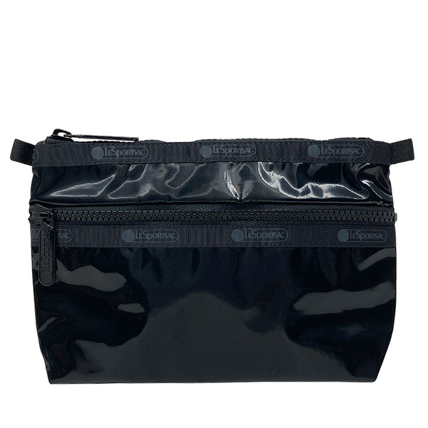 楽天市場】レスポートサック ポーチ 黒 光沢 7105 LESPORTSAC Cosmetic