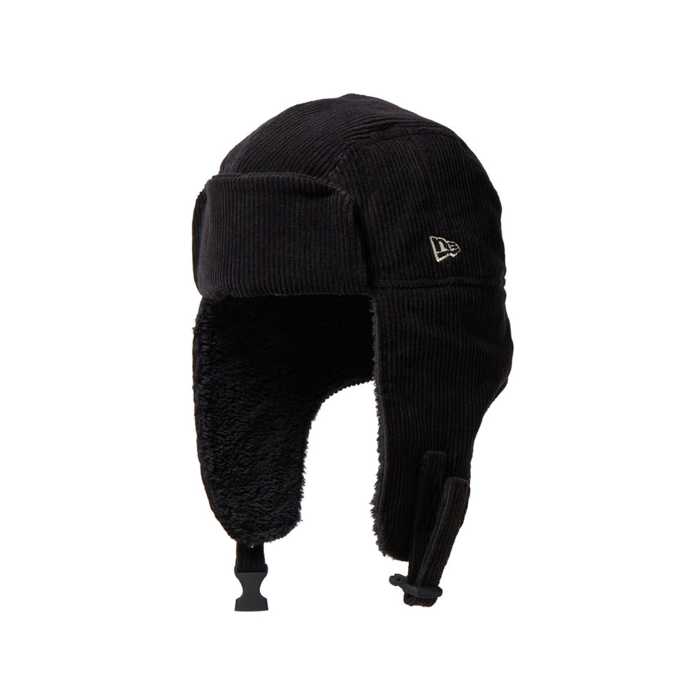 トラッパー 8W Corduroy コーデュロイ Minkfleece ブラック