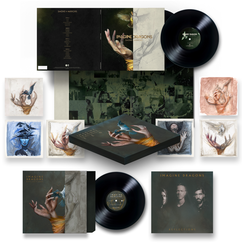 Smoke + Mirrors Ten Black 180 Gram Vinyl Box Set - Imagine Dragons