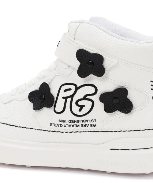 PEARLY GATES（パーリーゲイツ） シューズ 「PEARLY GATES」ロゴ×花柄