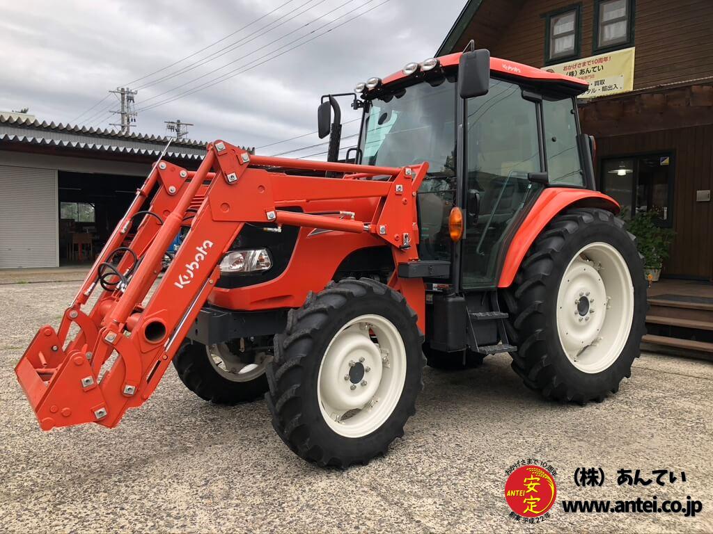 大型65馬力クボタトラクターMZ655フロントローダー付き ⚙ 中古農機具