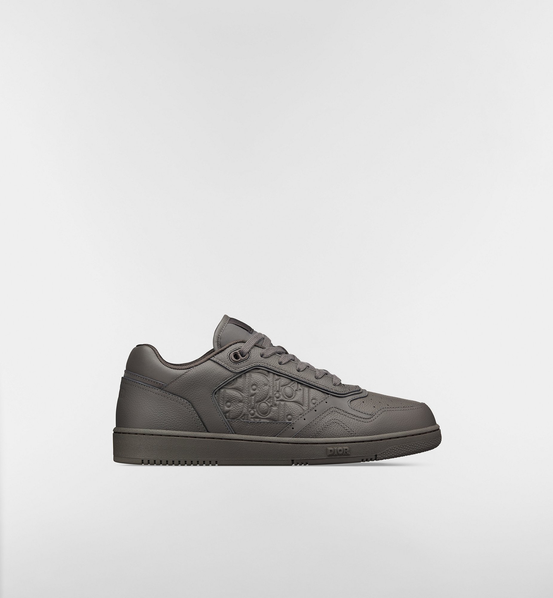 B27 Uptown Low-Top Sneaker Beige and White Grained Calfskin with