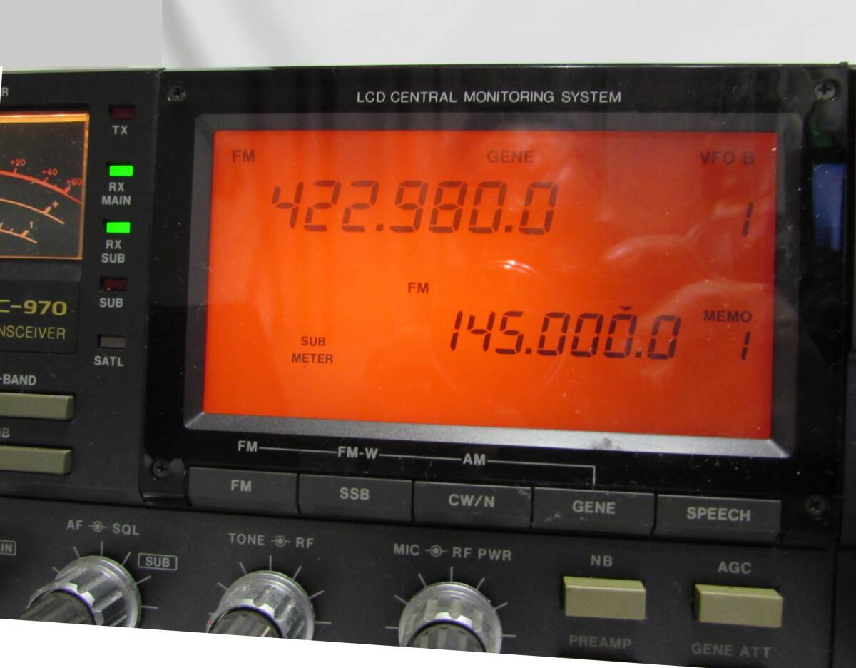 Yahoo!オークション - [No1690] アマチュア無線機 IC-970 V/UHF MULTI