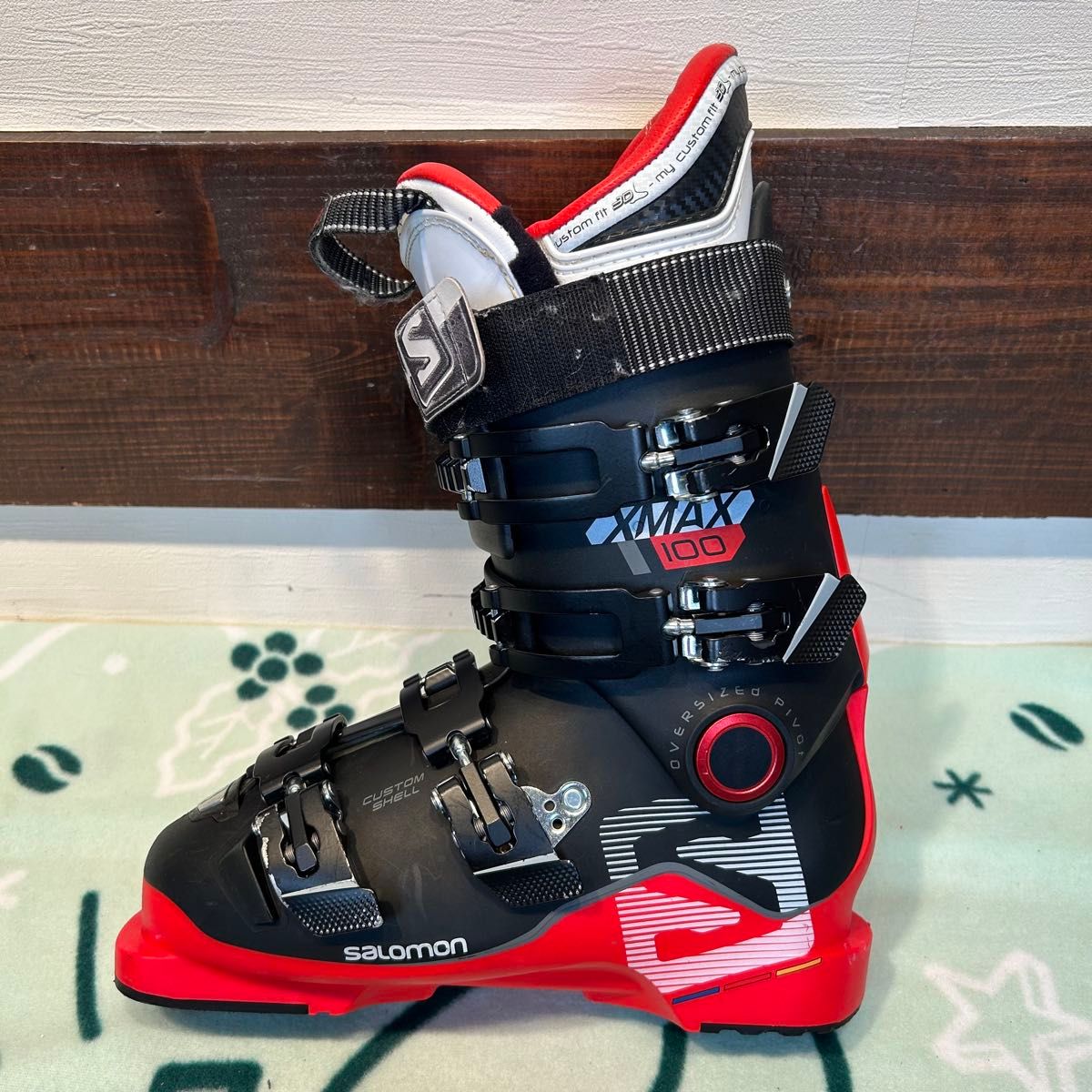 美品 SALOMON XMAX 100 24〜24 5cm ソール長 285mm サロモン スキー