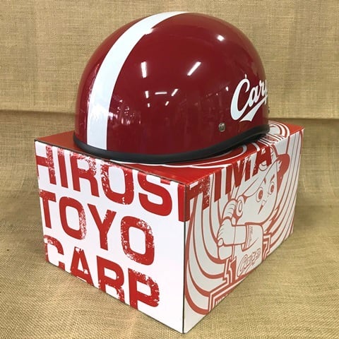 KOTANI MOTORS GRITTER 広島カープ ハーフヘルメット PG-1003 レッド