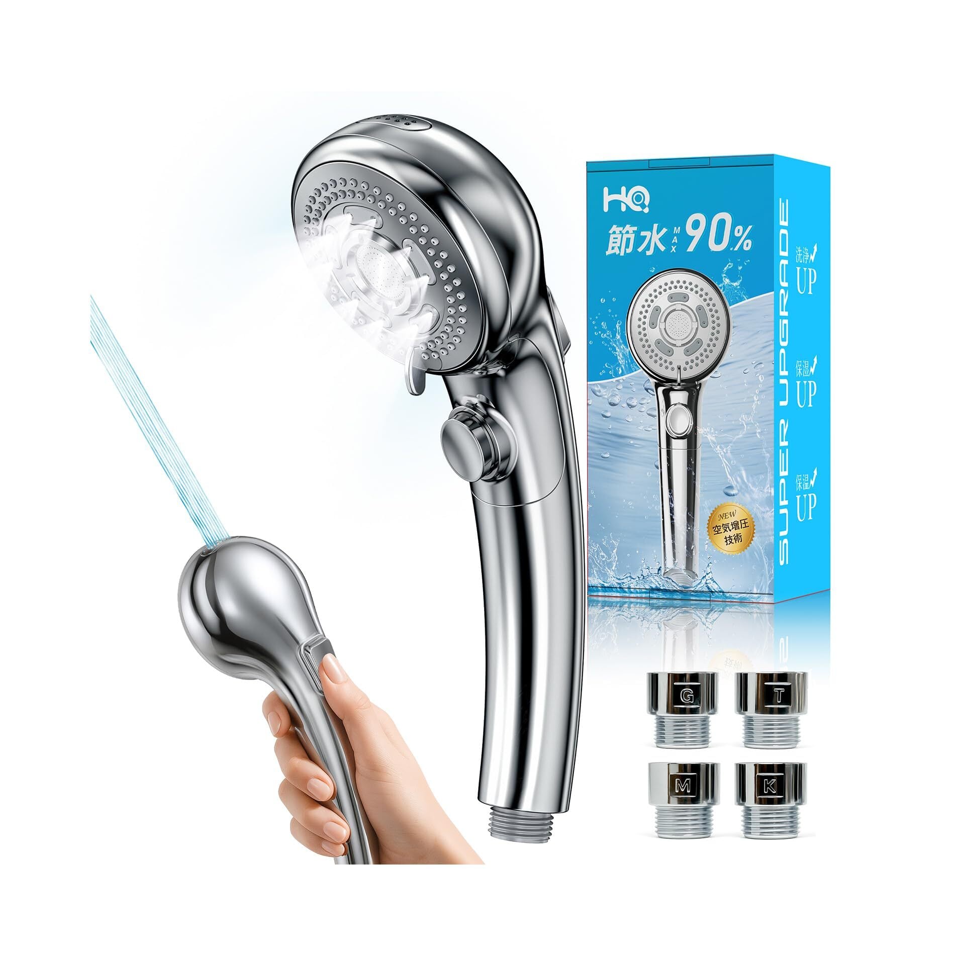 シャワーヘッド マイクロナノバブル 2025革新モデル・節水90% シャワー