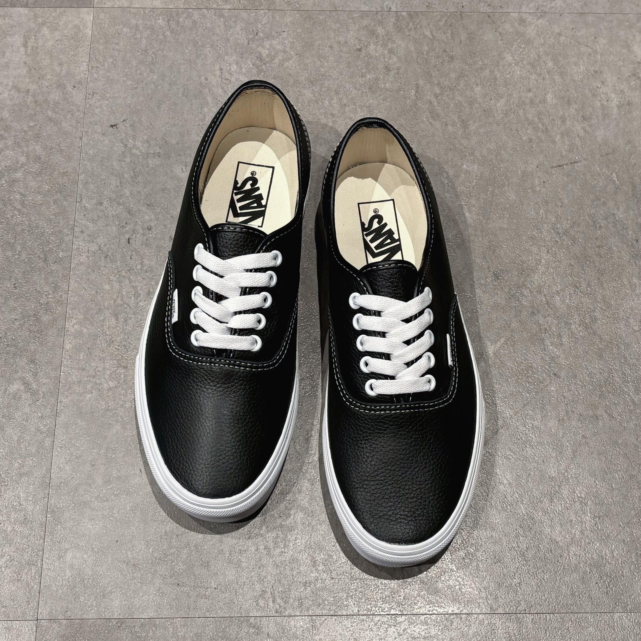VANS Authentic Leather Black / True White (ヴァンズ