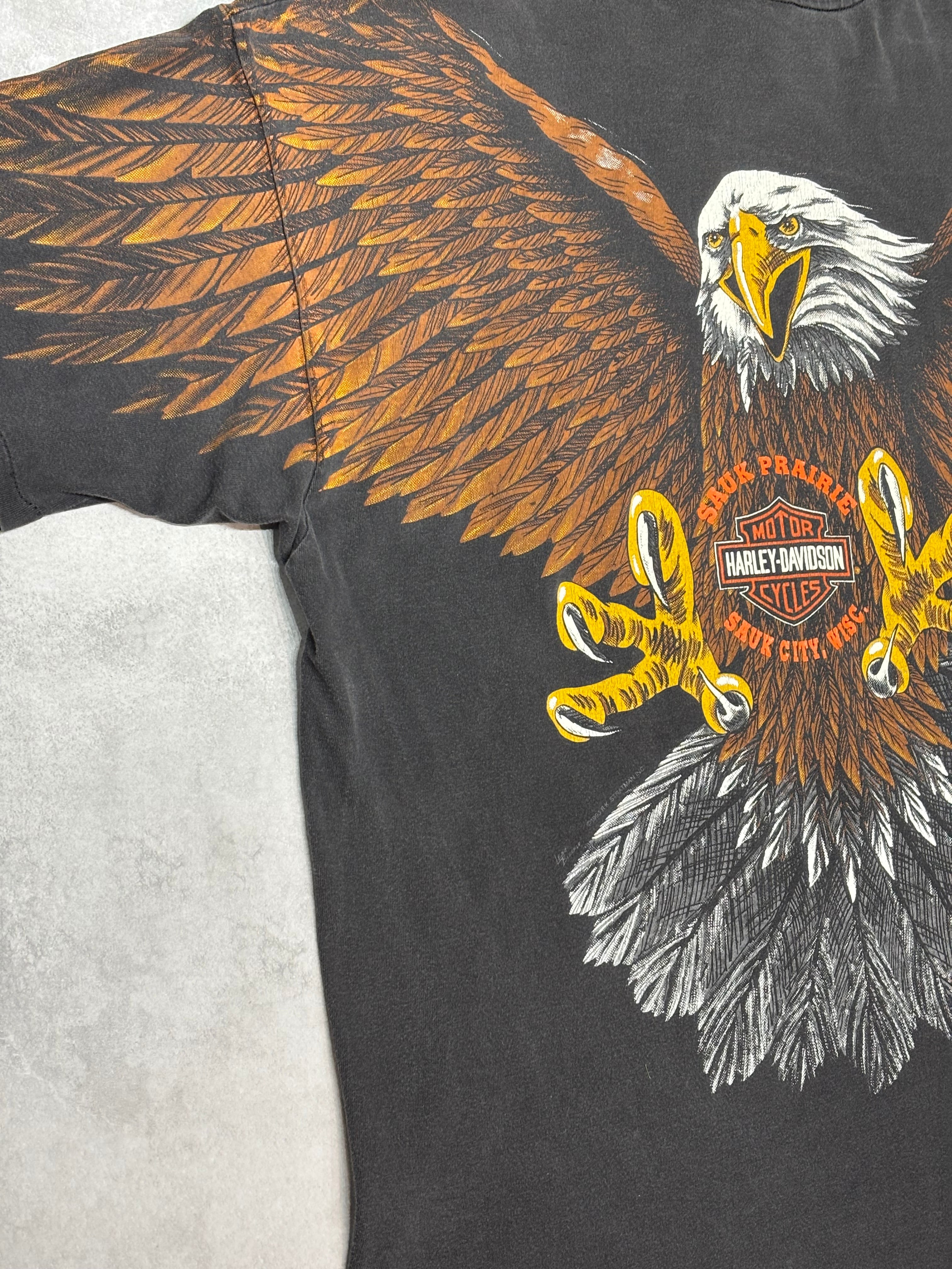 90's Harley-Davidson EAGLE OVP 1993 T-Shirt XXL 90年代 ハーレー