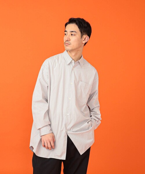 BEAMS（ビームス）の「BEAMS / ビッグ ストライプ シャツ（シャツ