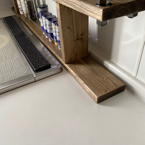 地震でも倒れない突っ張れるキッチンラックCentralスパイス収納