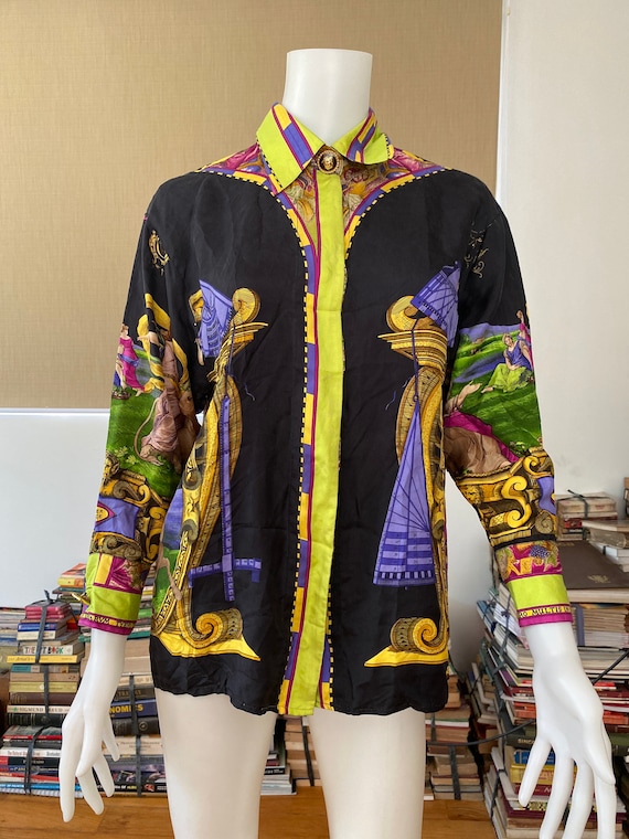 Vintage GIANNI VERSACE 'europa' 1993 Atelier Versace Greek Gods