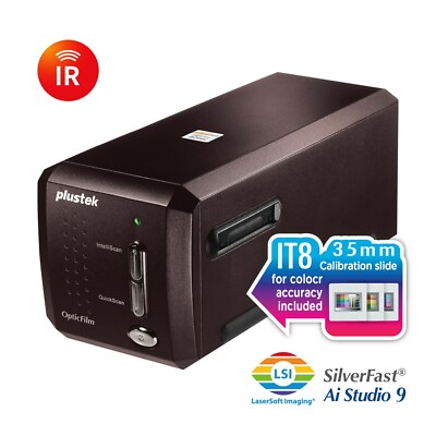 Plustek OpticFilm 8300i Ai Scanner SilverFast Ai Studio 9+Advanced