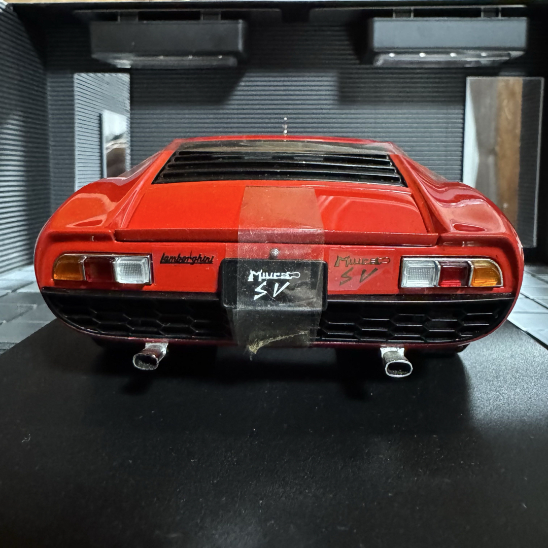 京商 - 絶版未展示品 京商 1/18 ランボルギーニ ミウラ P400SV レッド