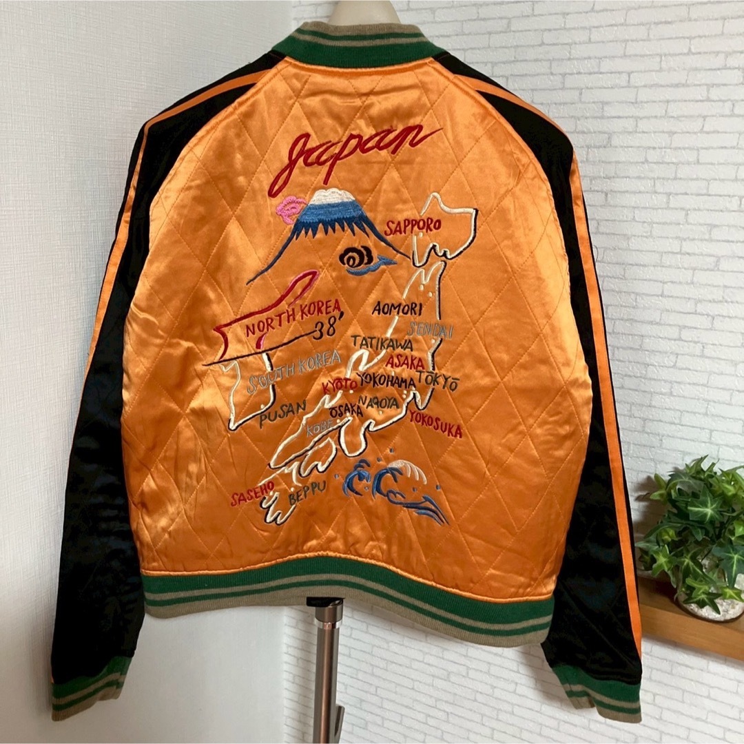 VINTAGE - 希少 最初期 シルバーストーン スカジャン リバーシブル