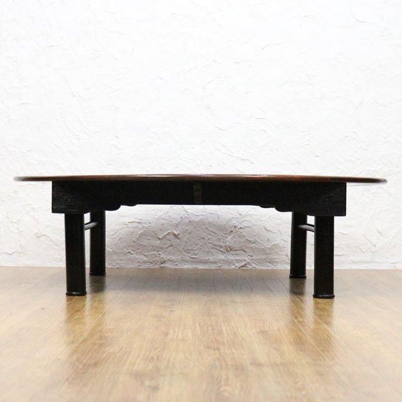 丸ちゃぶ台 日本製 木の温もり 昭和初期 直径104cm