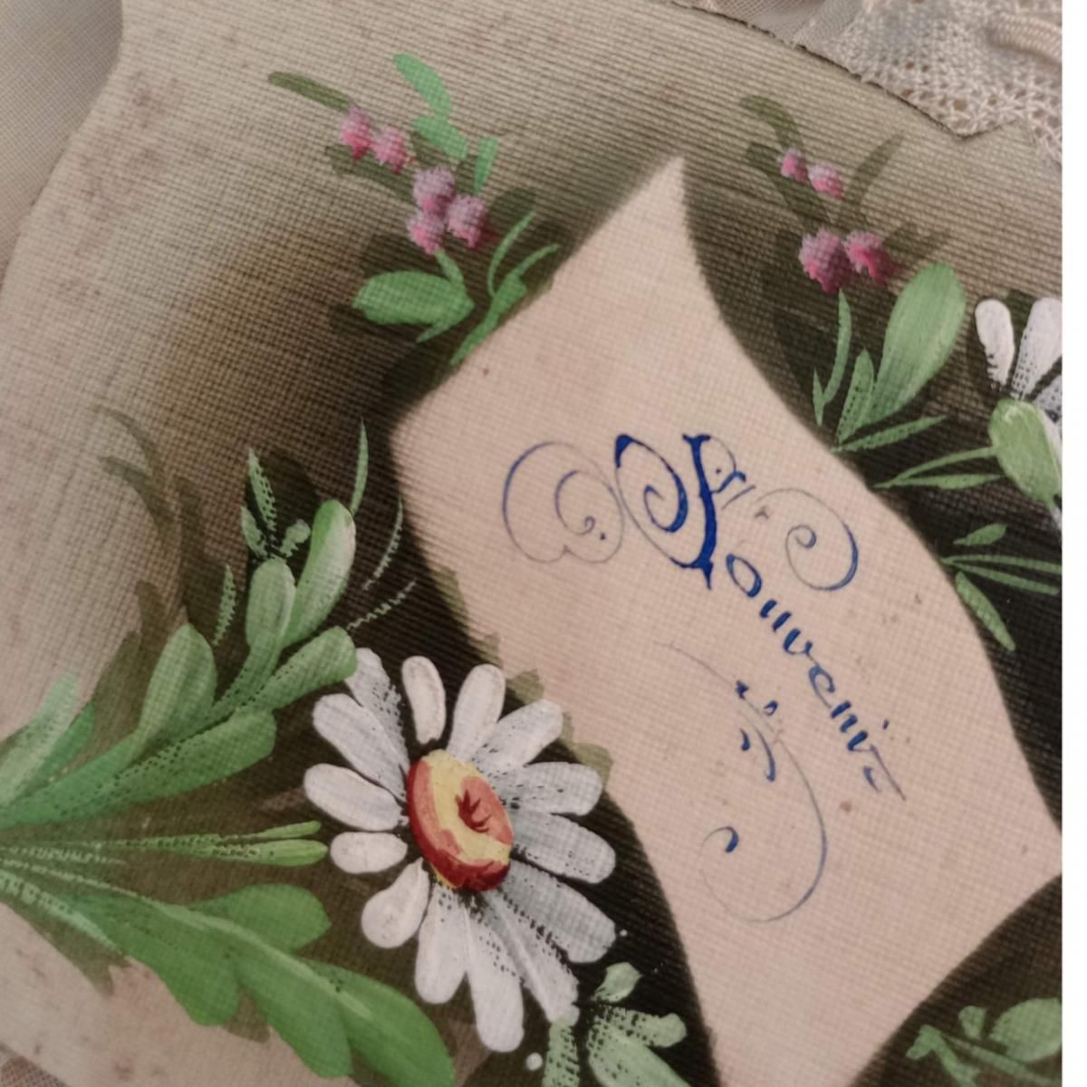 美しいフランス産アンティーク手描きポストカード