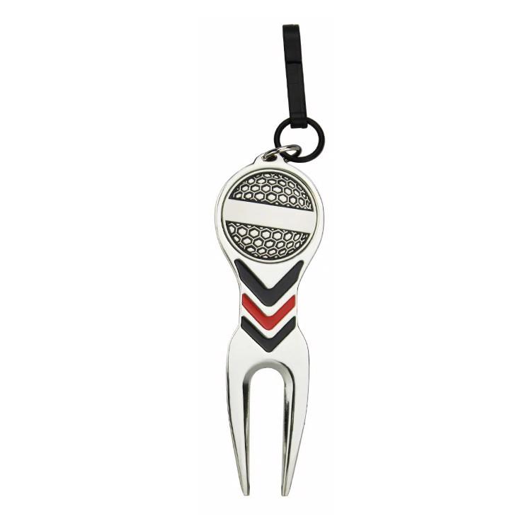 ゴルフ ディボットツール マグネット式 グリーンフォーク ボール