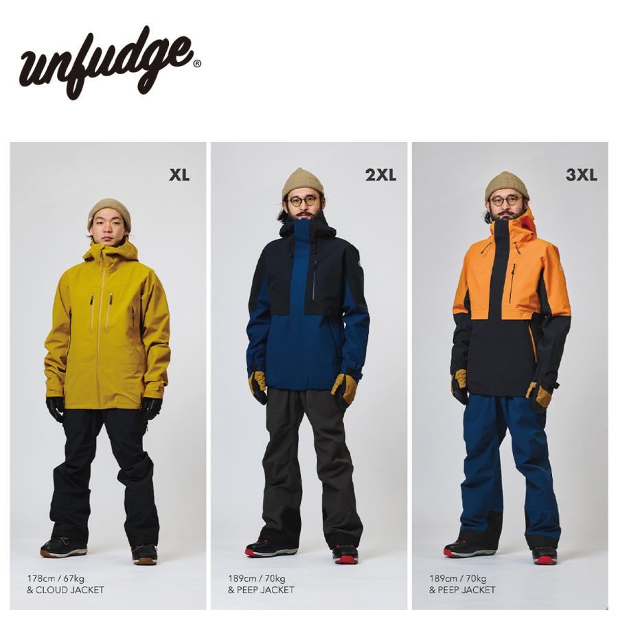アンファッジ スノーボードウェア スモーク ビブパンツ unfudge SMOKE