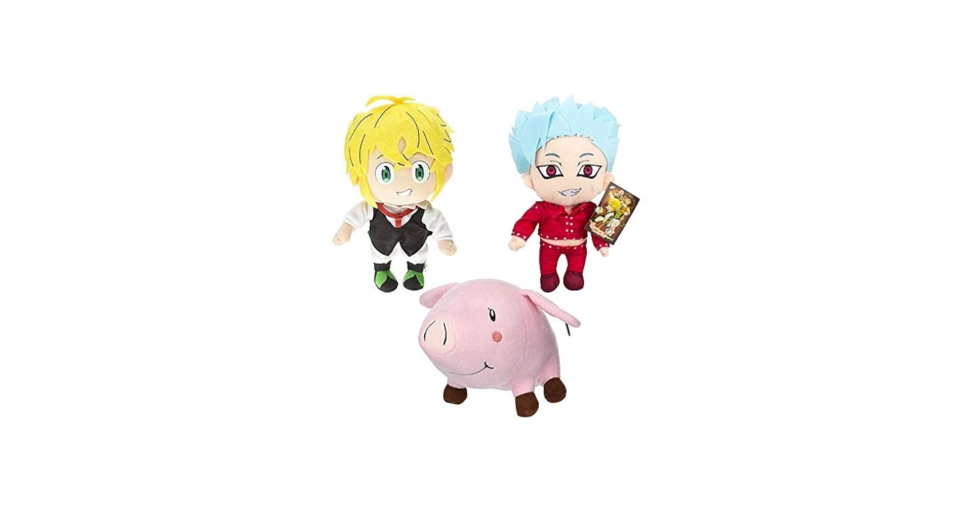 Amazon.co.jp: 3個セット かわいい 七つの大罪 ぬいぐるみ メリオダス
