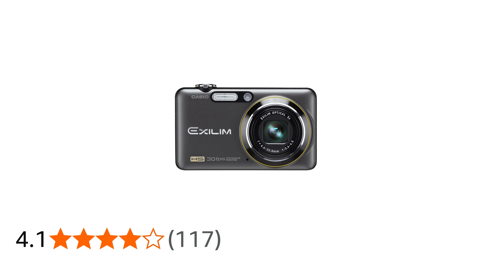 Amazon | CASIO デジタルカメラ HI-SPEED EXILIM EX-FC100 ブラック EX