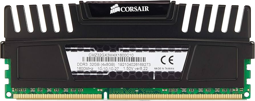 Corsair CMZ32GX3M4X1600C10 Vengeance 32GB (4x8GB) DDR3 1600 MHz