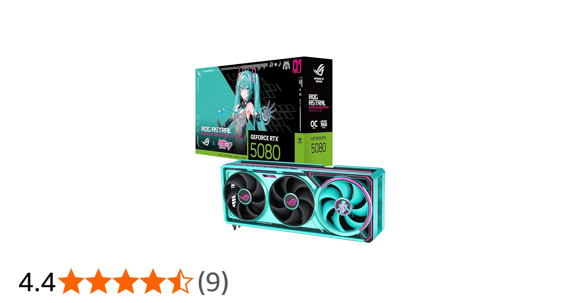 Amazon | ASUS ROG Astral GeForce RTX 5080 16GB GDDR7 OC 初音ミク