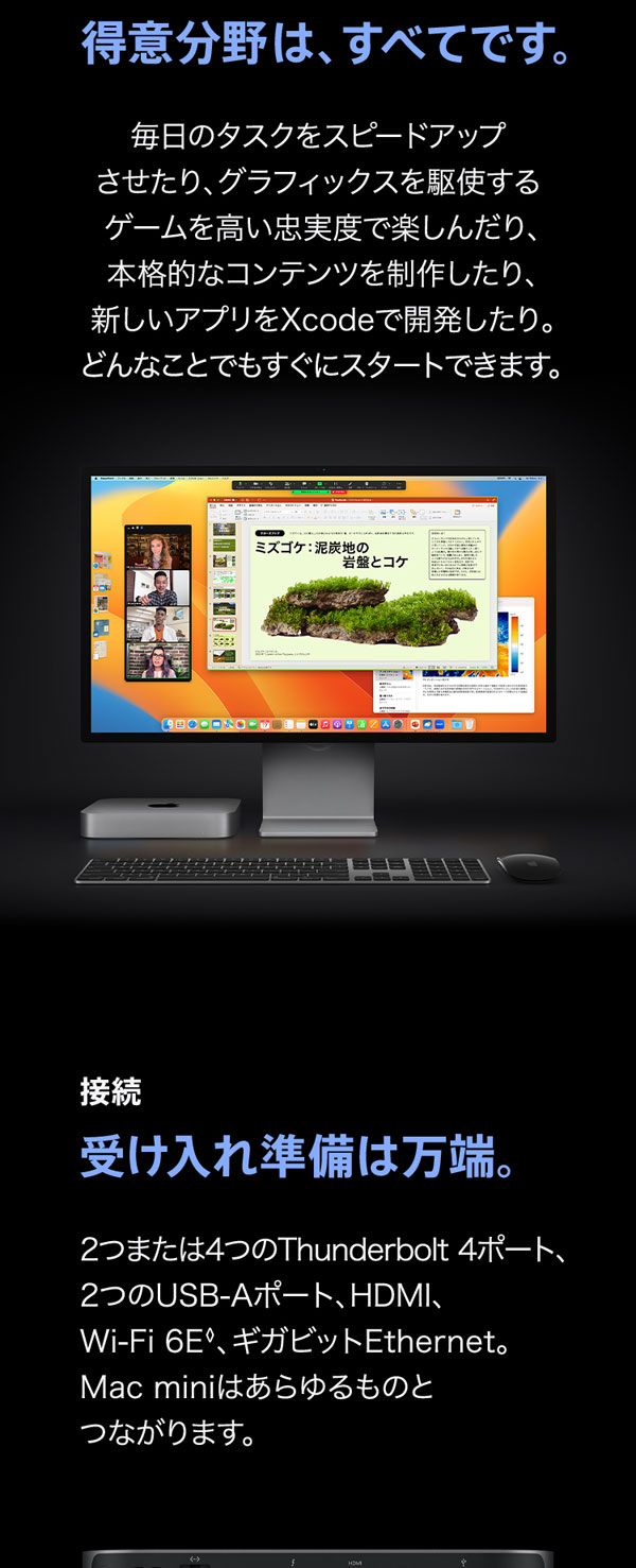 Amazon.co.jp: Apple 2023 Mac mini M2 Pro チップ搭載デスクトップ