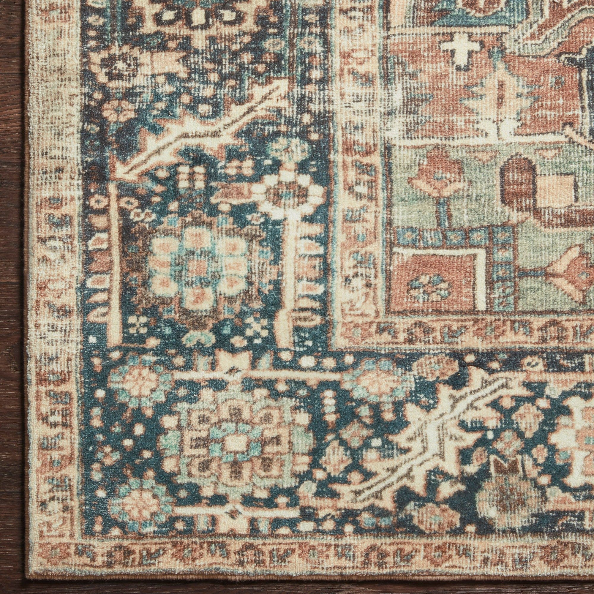Margot Rug - Terracotta/Lagoon – Meadow Blu