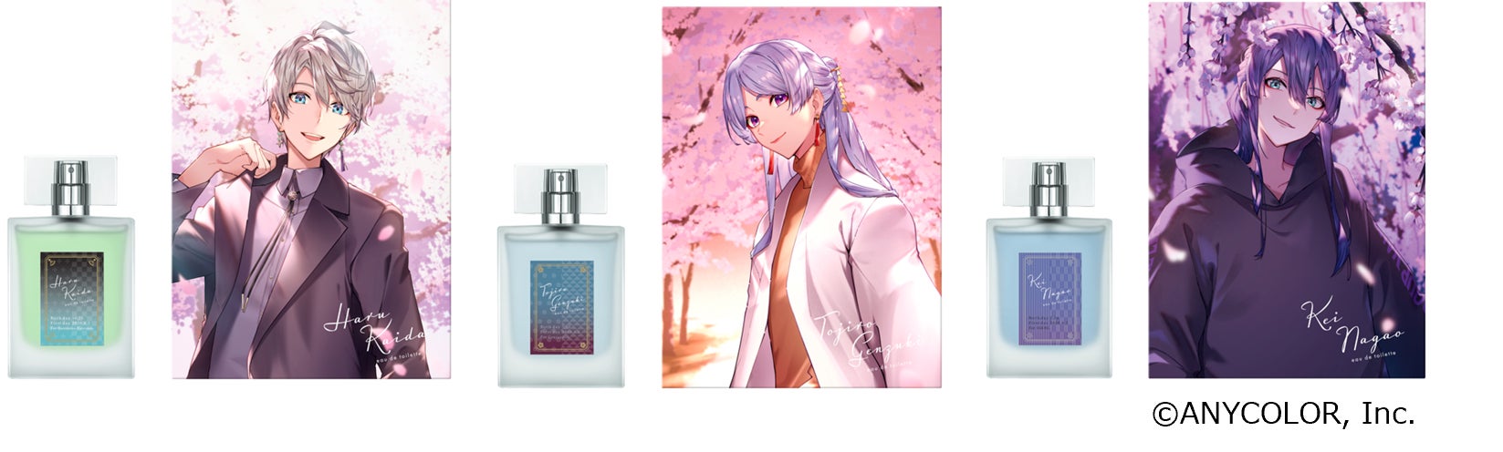 にじさんじ × Anidealフレグランス第2弾 VΔLZ、甲斐田晴・弦月藤士郎