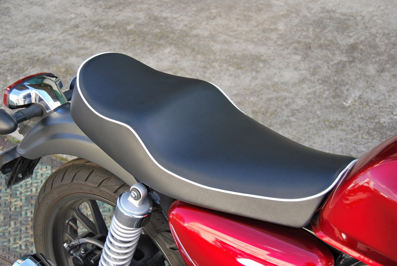 GB350 段付きシート Aパイピング｜K＆H