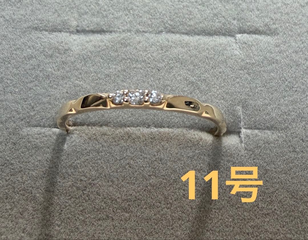 み*ー様 ツツミ　K10イエローゴールドダイヤモンドリング K10イエローゴールドダイヤモンドリング(RFR221-001)|TSUTSUMI