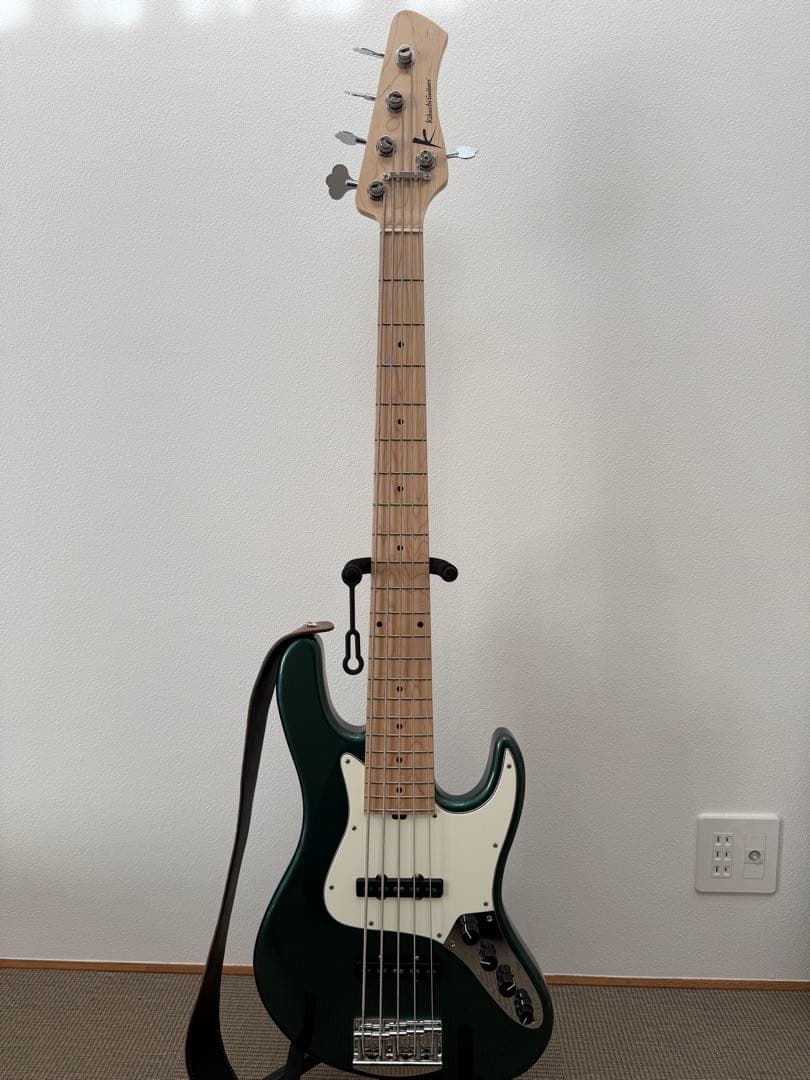 Kikuchi Hermes MV5(BRG) 5弦ベース Kikuchi Guitars Hermes MV5 Trans Black 国産 5弦ベース ハンドメイド