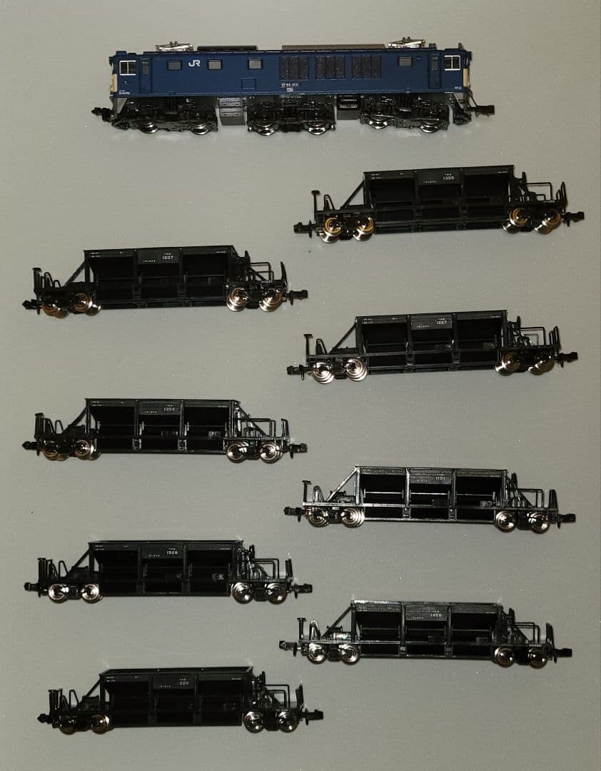 EF64形1031号機+ホキ800形8両 砕石工臨セット 余剰パーツ付属 ❖ EF64形 》JR東日本 》新潟 》新 1031 号機: ( Crystal ( Clear