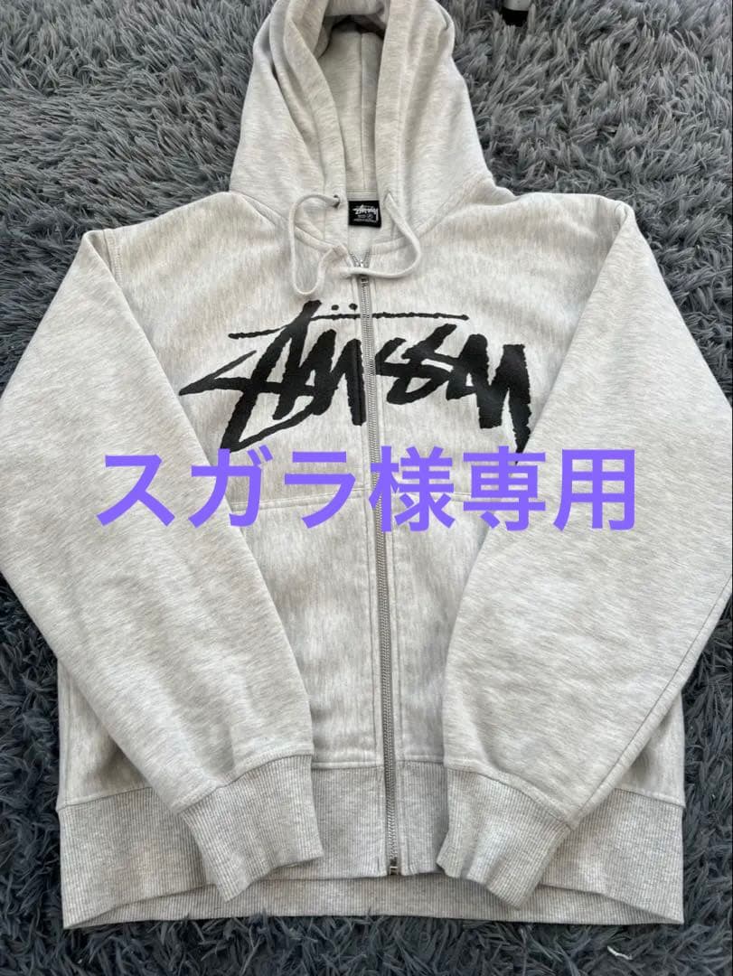 stussy ステューシー VENUS ZIP HOODIE グレー (希少) STUSSY（ステューシー） 23aw STUSSY IST VENUS ZIP HOODIE ヴィーナス