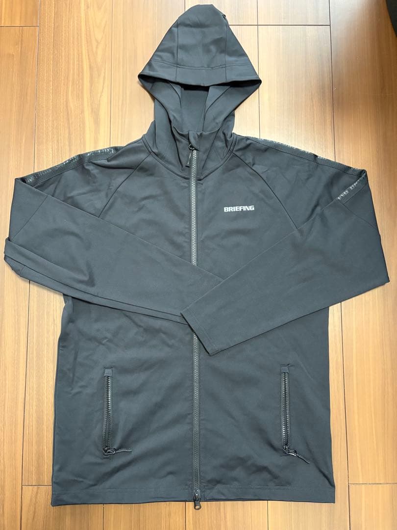 BRIEFING ブラック フード付きジャケット M BRIEFING（ブリーフィング） ブルゾン アウター 「BRIEFING GOLF