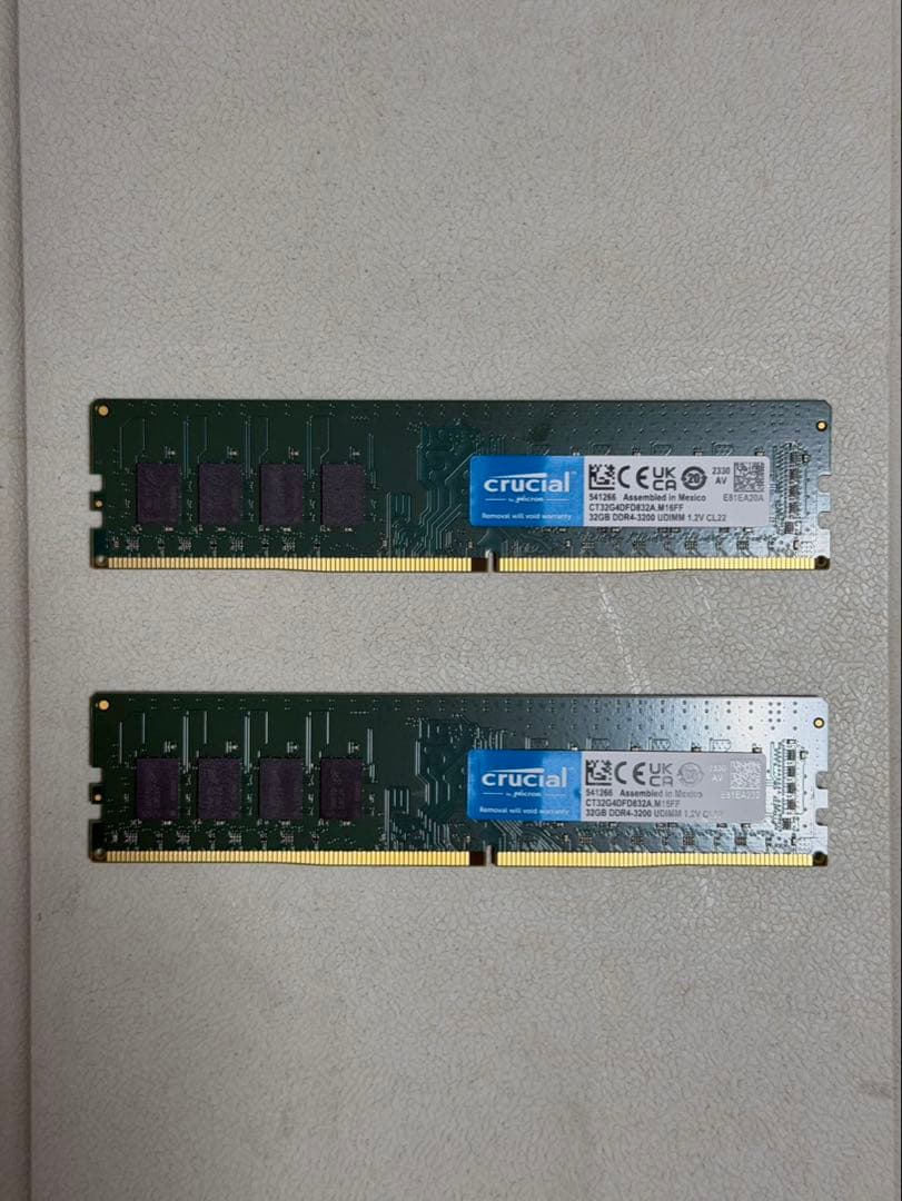 Crucial DDR4-3200 64GB (32GB×2) Amazon | Crucial ノートPC用増設メモリ 64GB(32GBx2枚) DDR4 2666MT/s