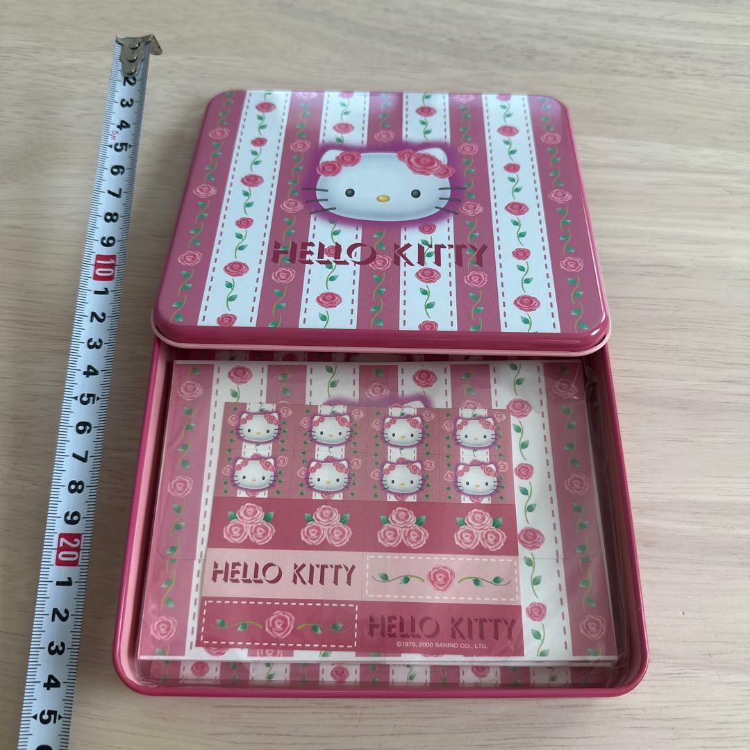 サンリオ　キティ　レターセット　缶　ケース　2000年　平成レトロ サンキューマートからハローキティの平成レトロなコラボアイテムが登場
