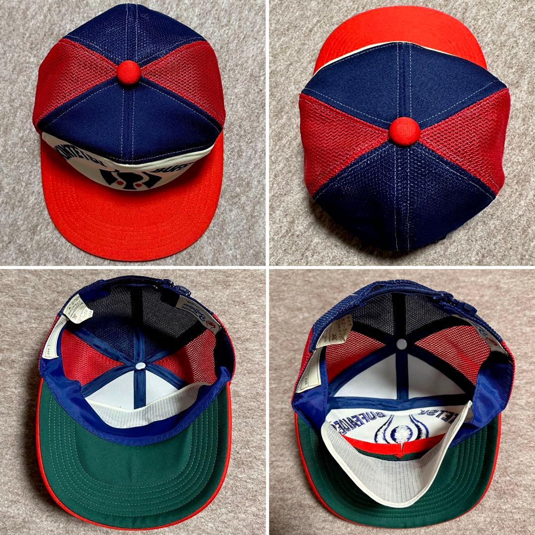 近鉄バッファローズ 野球帽 メッシュキャップ 公認 昭和 レトロ 当時物