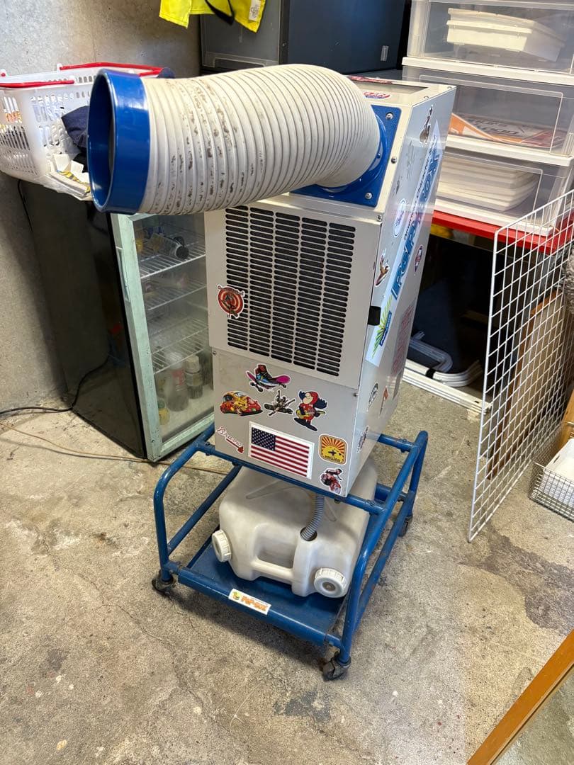 引取限定　スポットクーラー　ポータブルクーラー　業務用 スポットクーラー 業務用 スポットエアコン 排熱ダクト付き 工事不要