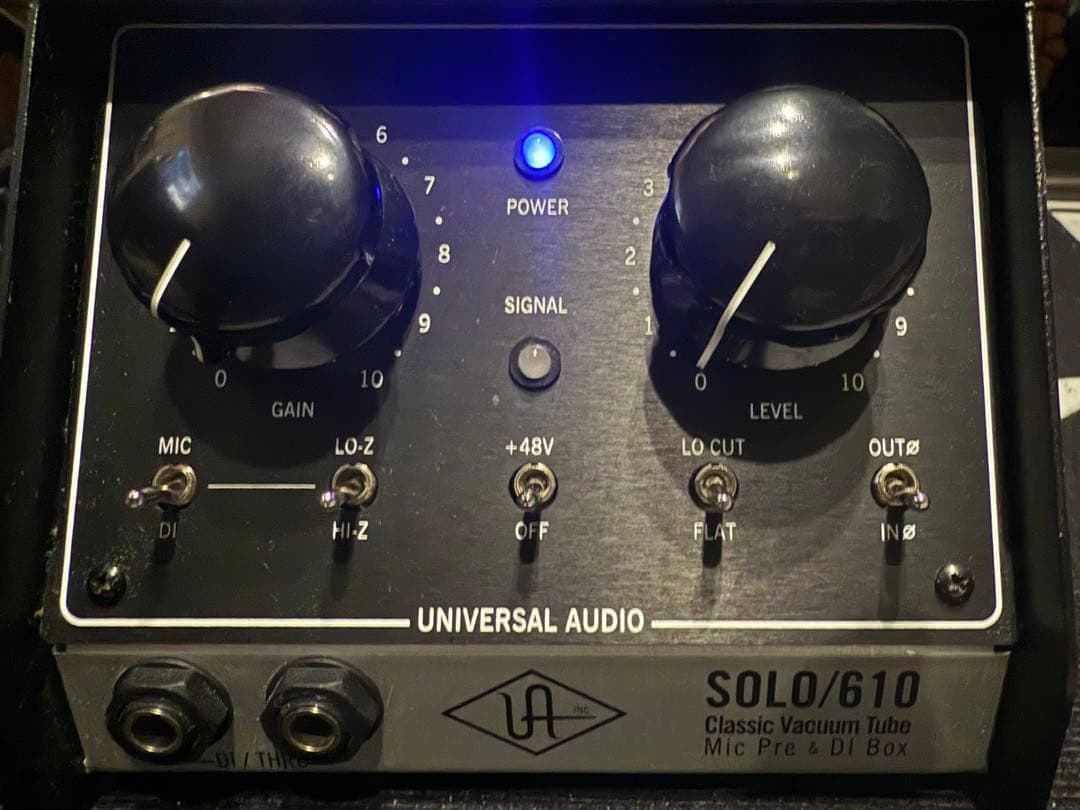 配信機器・PA機器・レコーディング機器 Universal Audio SOLO/610 Universal Audio Solo 610 Vacuum Tube Desktop Microphone Preamp DI